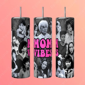 90er Jahre Mom Vibes Sublimation digitaler Download PNG Retro Mom Tumbler wrap