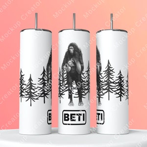 Big Foot Tumbler Wrap 20oz Skinny, Funny, Parody PNG Mom Life, Breastfeeding PNG, Sasquatch PNG