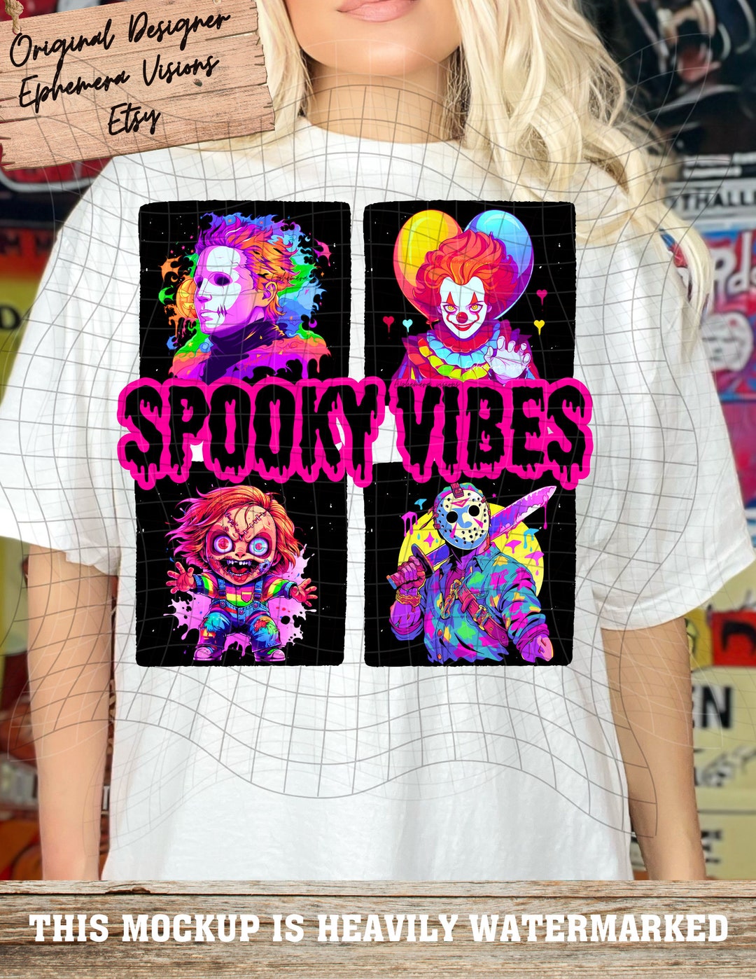 Spooky Vibes Halloween Long Sleeves main image 0