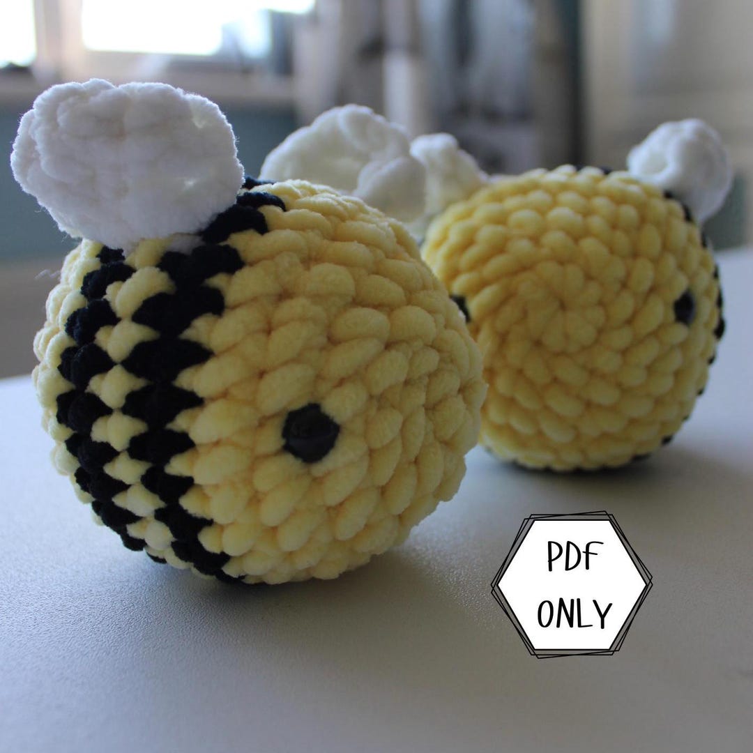 Crochet Amigurumi Bee Pattern PDF Download, Spring Pattern, Easy ...
