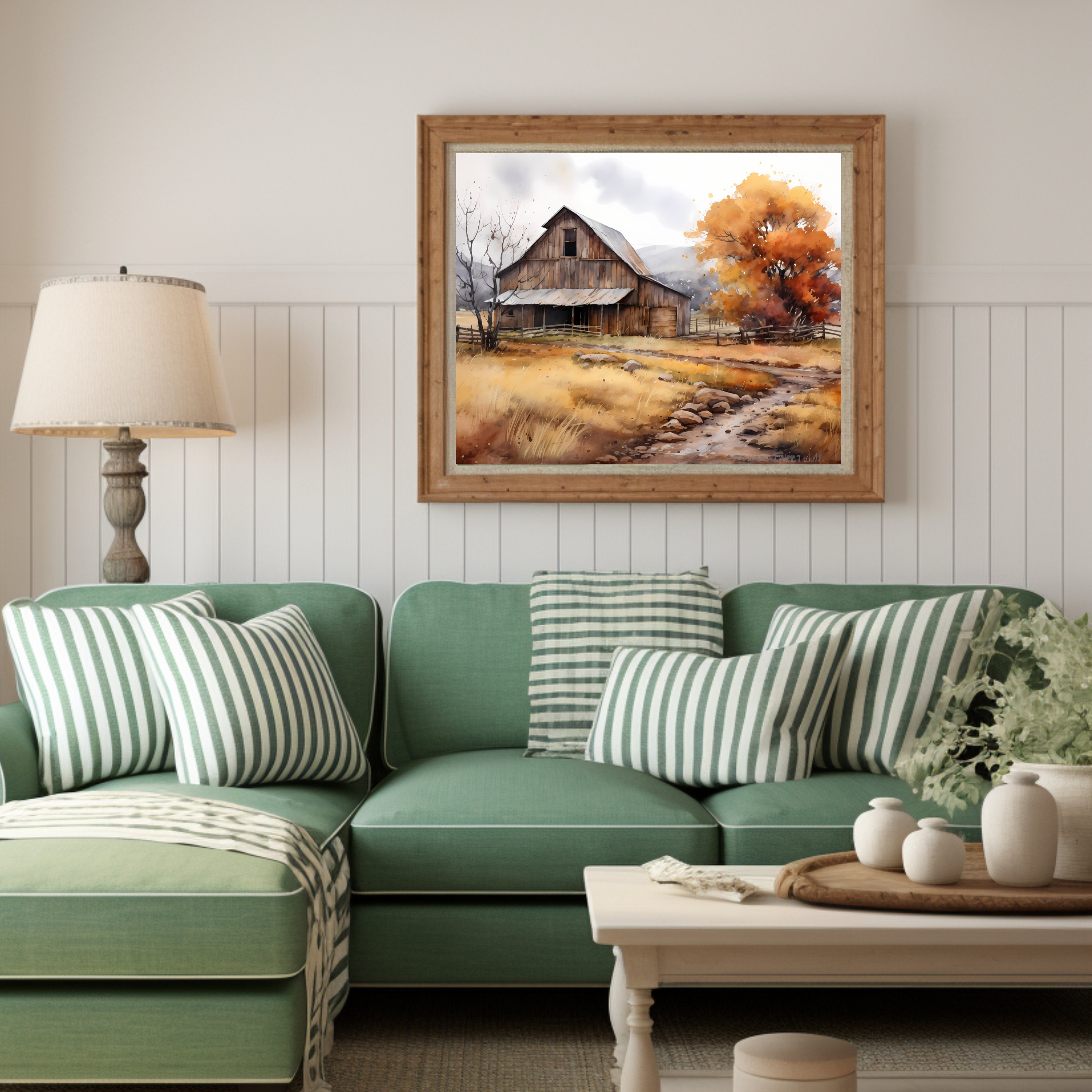 Rustic Barn Art, Fall Wall Decor, Country Barn Decor, Autumn Wall Art ...