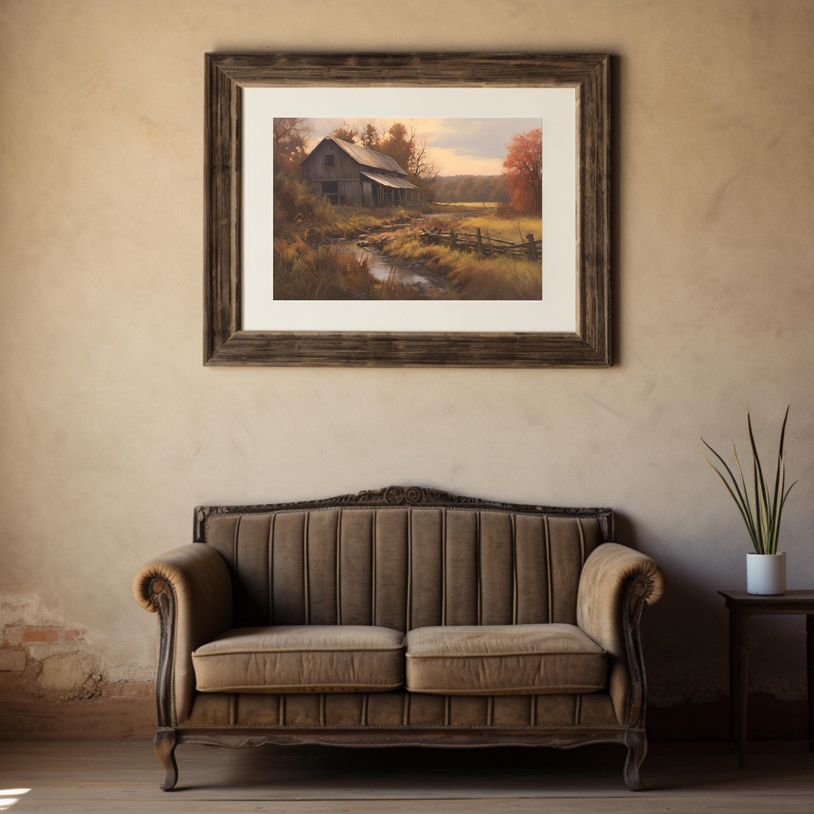 Rustic Barn Art, Fall Wall Décor, Country Barn Decor, Autumn Wall Art ...