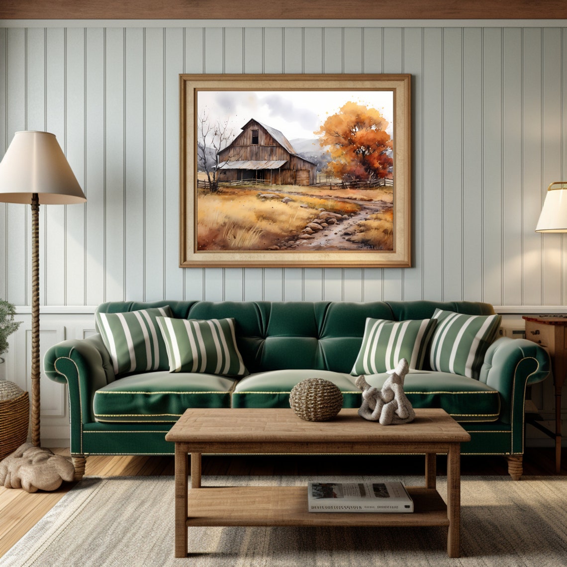 Rustic Barn Art, Fall Wall Decor, Country Barn Decor, Autumn Wall Art ...