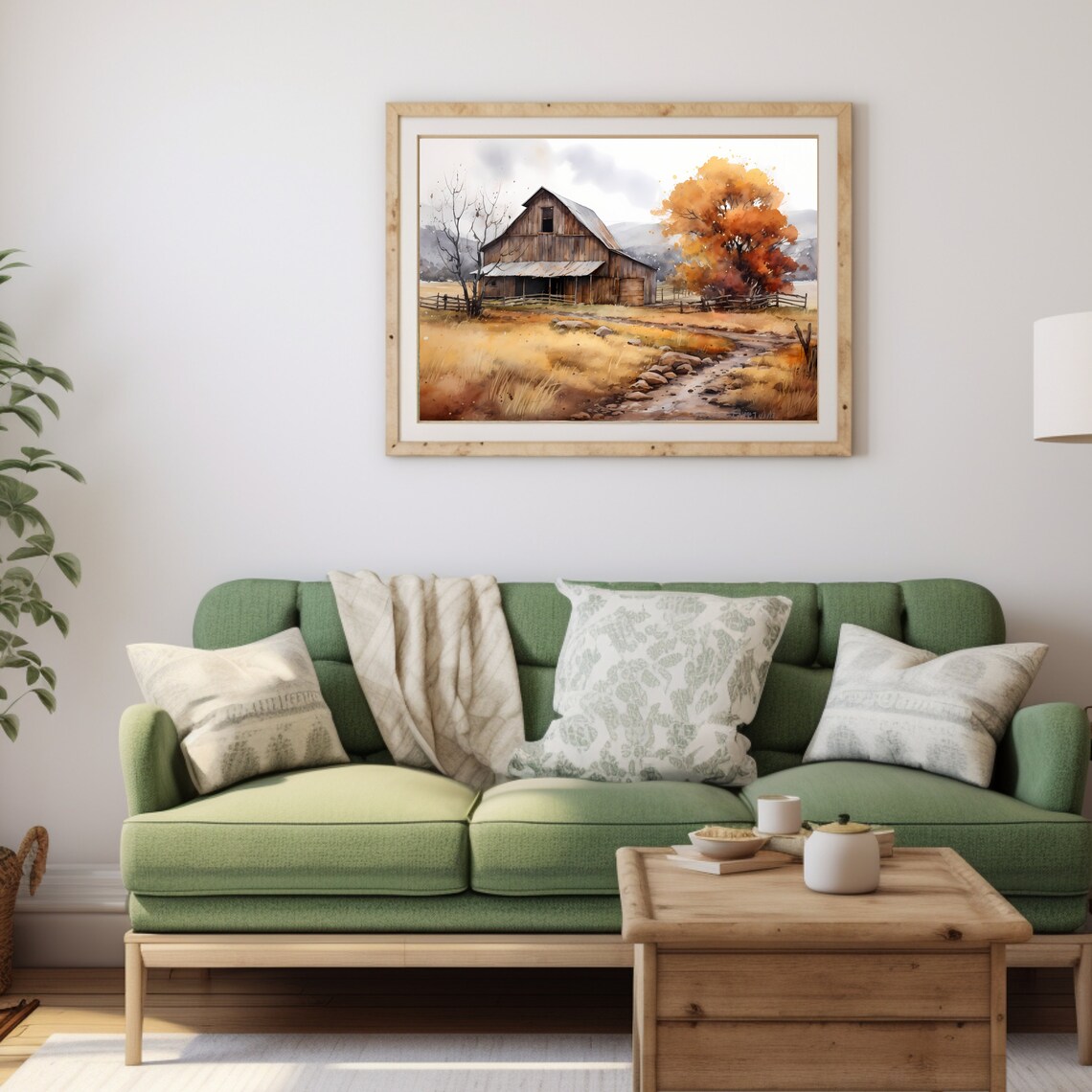Rustic Barn Art, Fall Wall Decor, Country Barn Decor, Autumn Wall Art ...