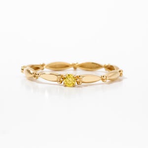Anello con pietra portafortuna per donna in oro massiccio 14 carati - Anello vintage con pietra portafortuna, regalo per la mamma