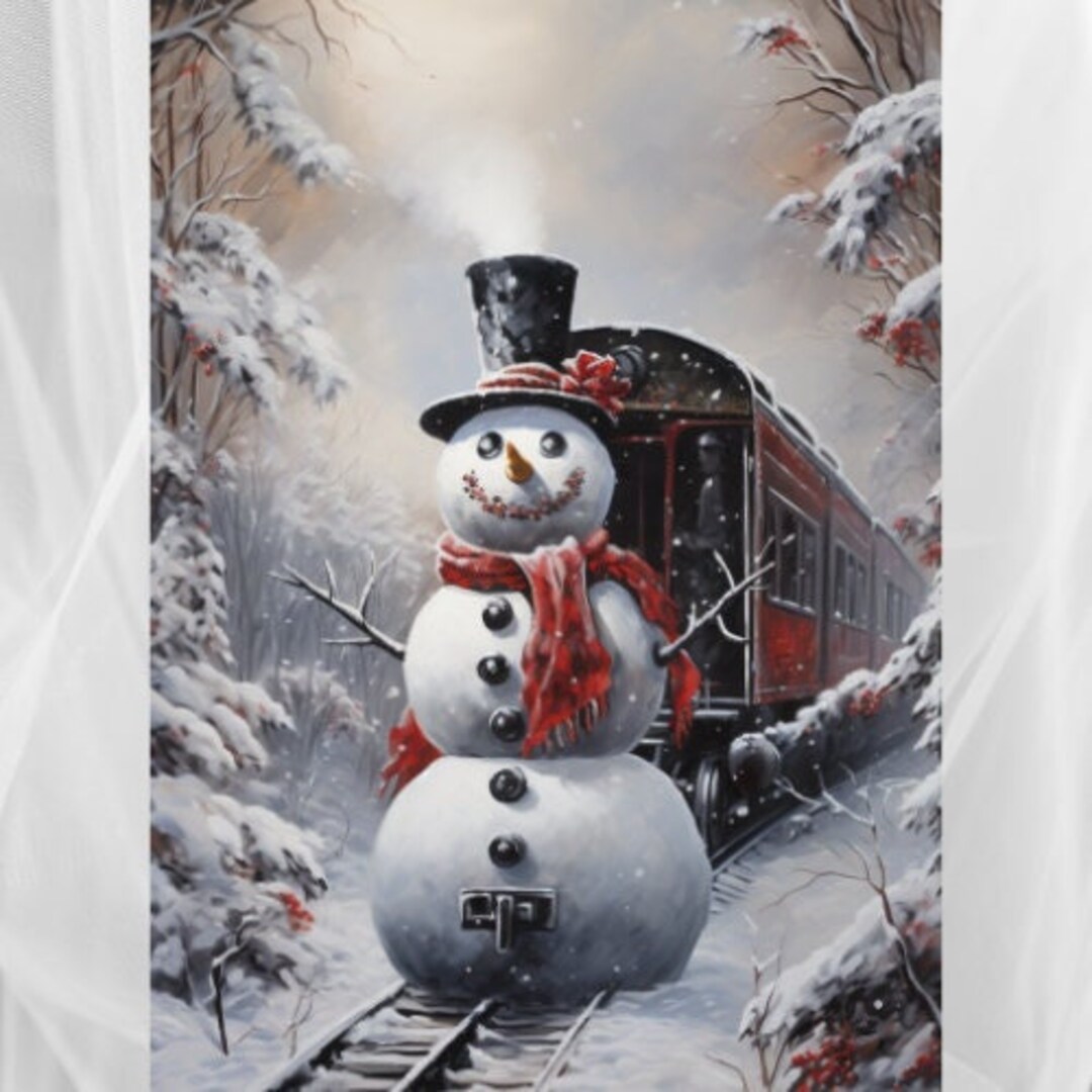 Steampunk Snowman Clipart: Victorian Train PNG (digital Download) - Etsy