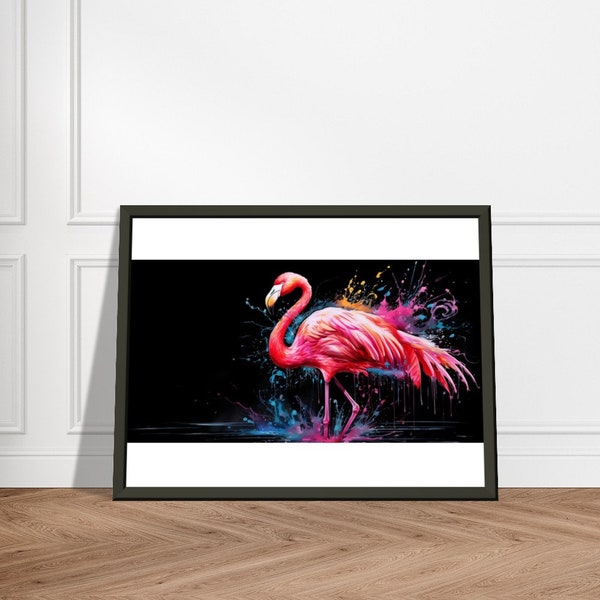Exotisches Poster "Flamingo"