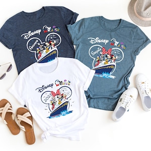 Custom Disney Cruise Shirt, 2024 Disney Cruise Family Shirts, Kids Disney Cruise Tshirt, Minnie & Mickey Matching Family Disney Cruise Shirt image 1