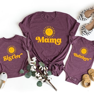 First Trip Around The Sun Birthday Shirt: Matching Family Tees