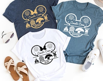 Camiseta personalizada de viaje a Disney 2026, camiseta familiar de Disneyland, camiseta del equipo de Disney, camiseta de Minnie y Mickey Disney 2026, camiseta de vacaciones en Disneyworld