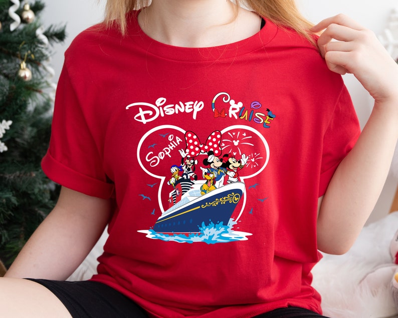 Custom Disney Cruise Shirt, 2024 Disney Cruise Family Shirts, Kids Disney Cruise Tshirt, Minnie & Mickey Matching Family Disney Cruise Shirt image 7