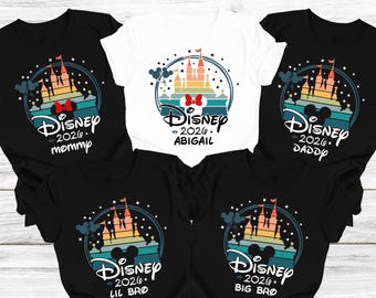 Disney Castle 2026 Shirts, Disney Family Matching Tshirts, Custom Disney Family 2026, Disney Trip Shirts, Disney 2026 Family Vacation Shirts