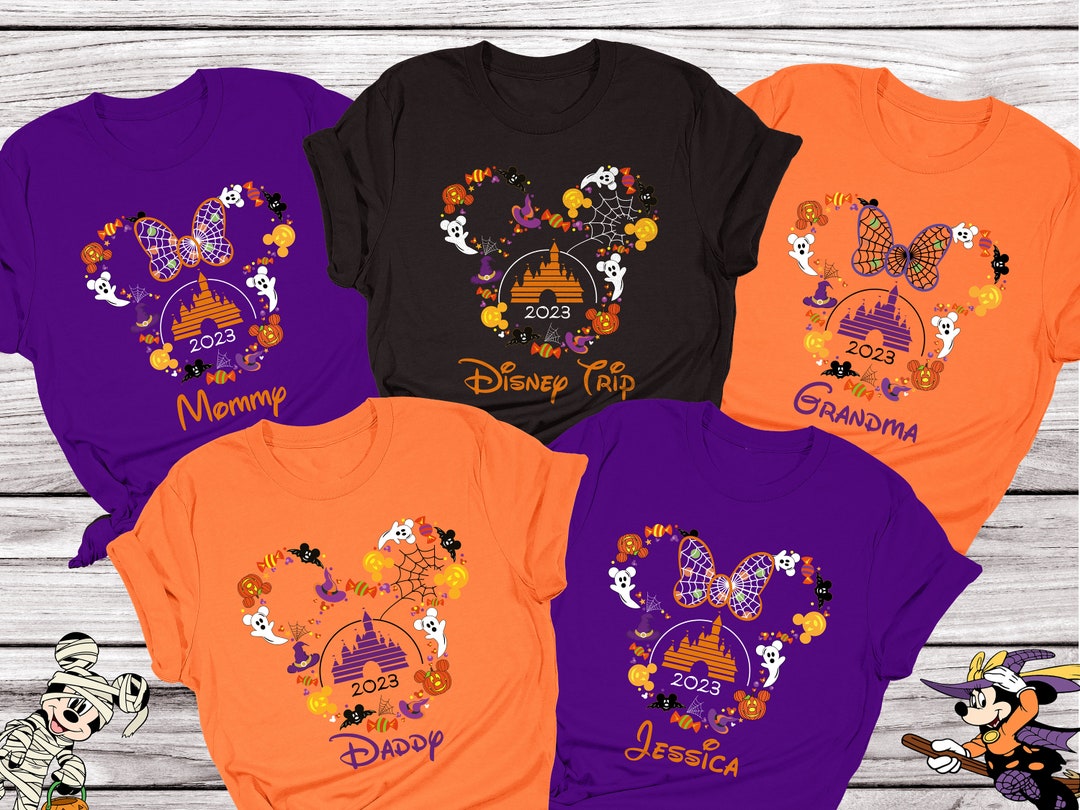 Custom Disney Family Halloween Shirt Disney Halloween Crew Etsy