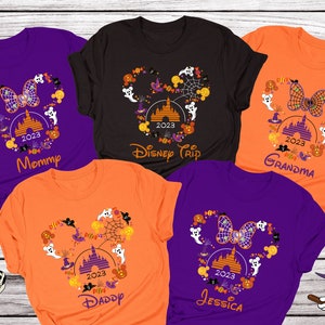 Custom Disney Family Halloween Shirt, Disney Halloween Crew, Disney Family Matching Shirt, Disneyland Halloween Ears, My First Halloween Tee