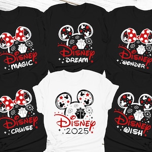 Benutzerdefinierte Disney Cruise Familienurlaub Shirt, Disney Birthday Squad Shirt, Disney Cruise Group T-Shirts, Familie Passenden Cruise Shirt, Disney Wish
