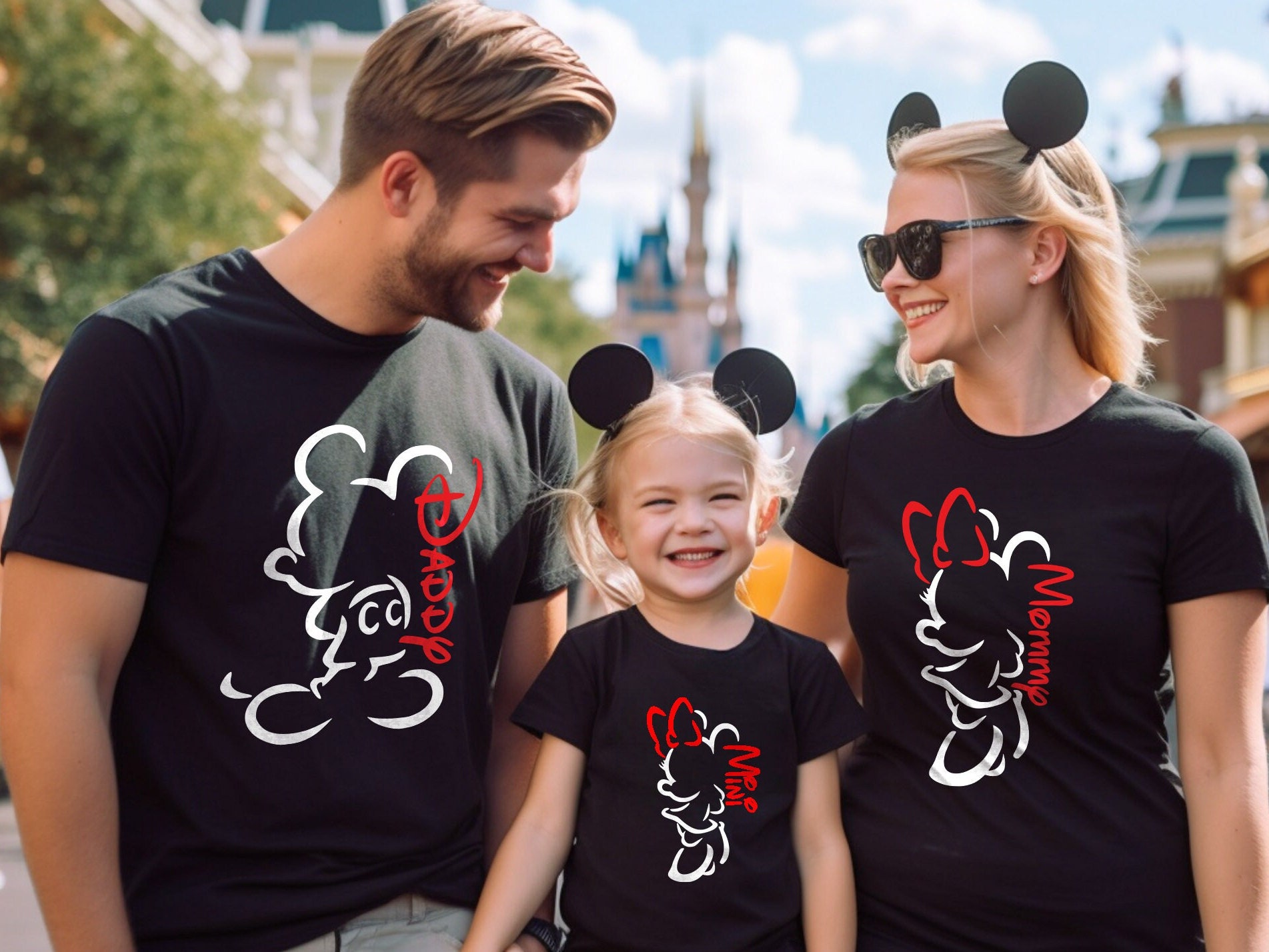 Discover ディズニー ファミリートリップ メンズ レディース ファミリーTシャツ ミッキー ミニー ディズニー社100周年 Disney Family Trip 2024