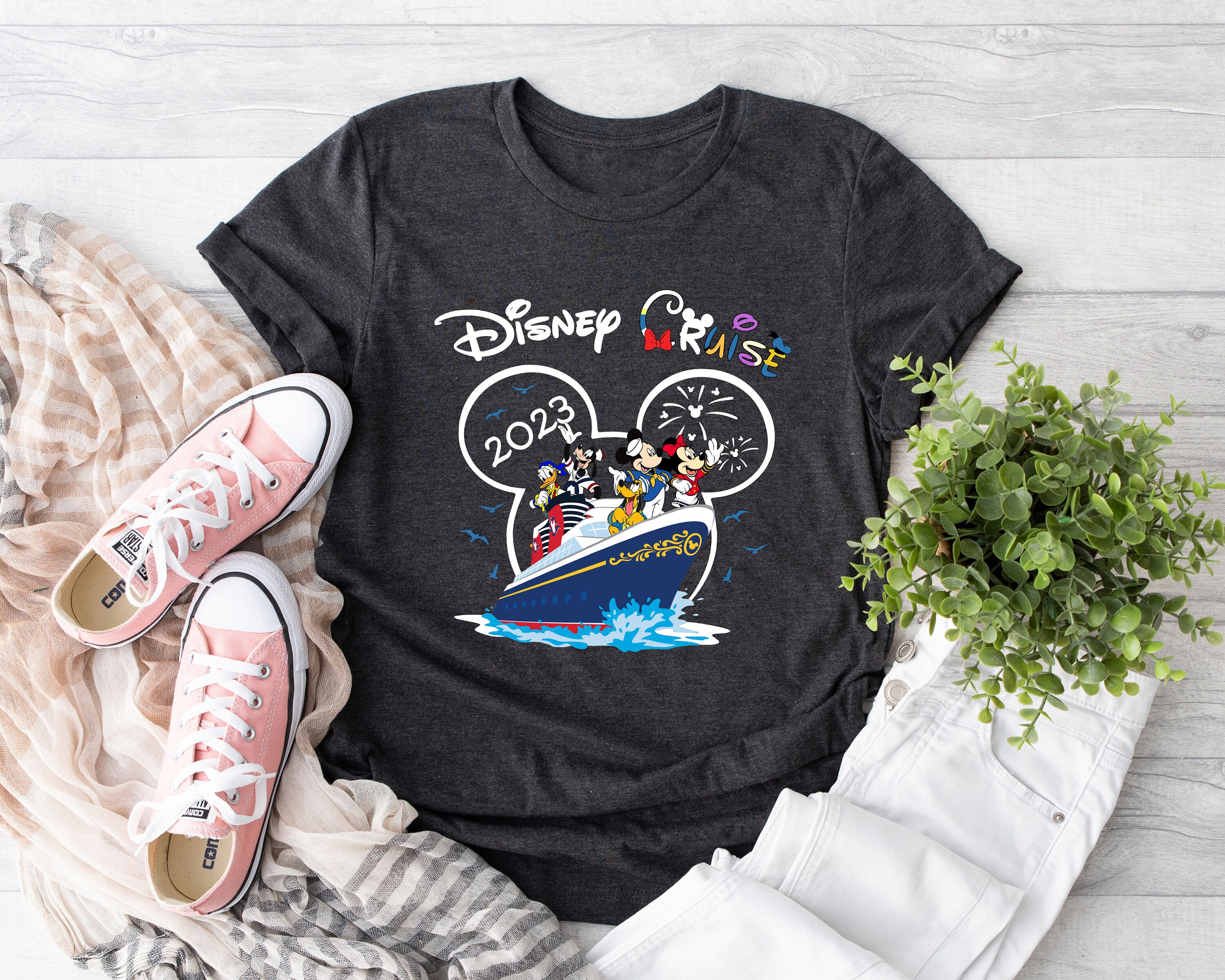 Discover Custom Disney Cruise Shirt, 2023 Disney Cruise Family Shirts, Kids Disney Cruise Tshirt, Minnie & Mickey Matching Family Disney Cruise Shirt