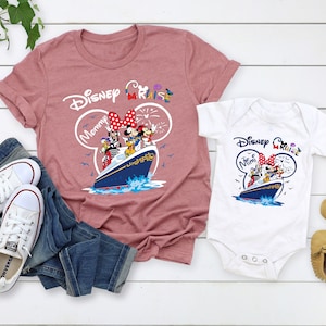 Custom Disney Cruise Shirt, 2024 Disney Cruise Family Shirts, Kids Disney Cruise Tshirt, Minnie & Mickey Matching Family Disney Cruise Shirt image 5