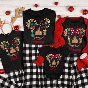 Custom Disney Christmas Gingerbread Shirts, Mickey Minie Christmas Family TShirt, Christmas Squad, Disney Christmas Shirt, Disneyland Shirts
