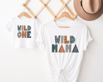 Wild One Birthday Shirt: Safari Jungle First Birthday Tee
