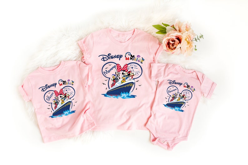 Custom Disney Cruise Shirt, 2024 Disney Cruise Family Shirts, Kids Disney Cruise Tshirt, Minnie & Mickey Matching Family Disney Cruise Shirt image 3