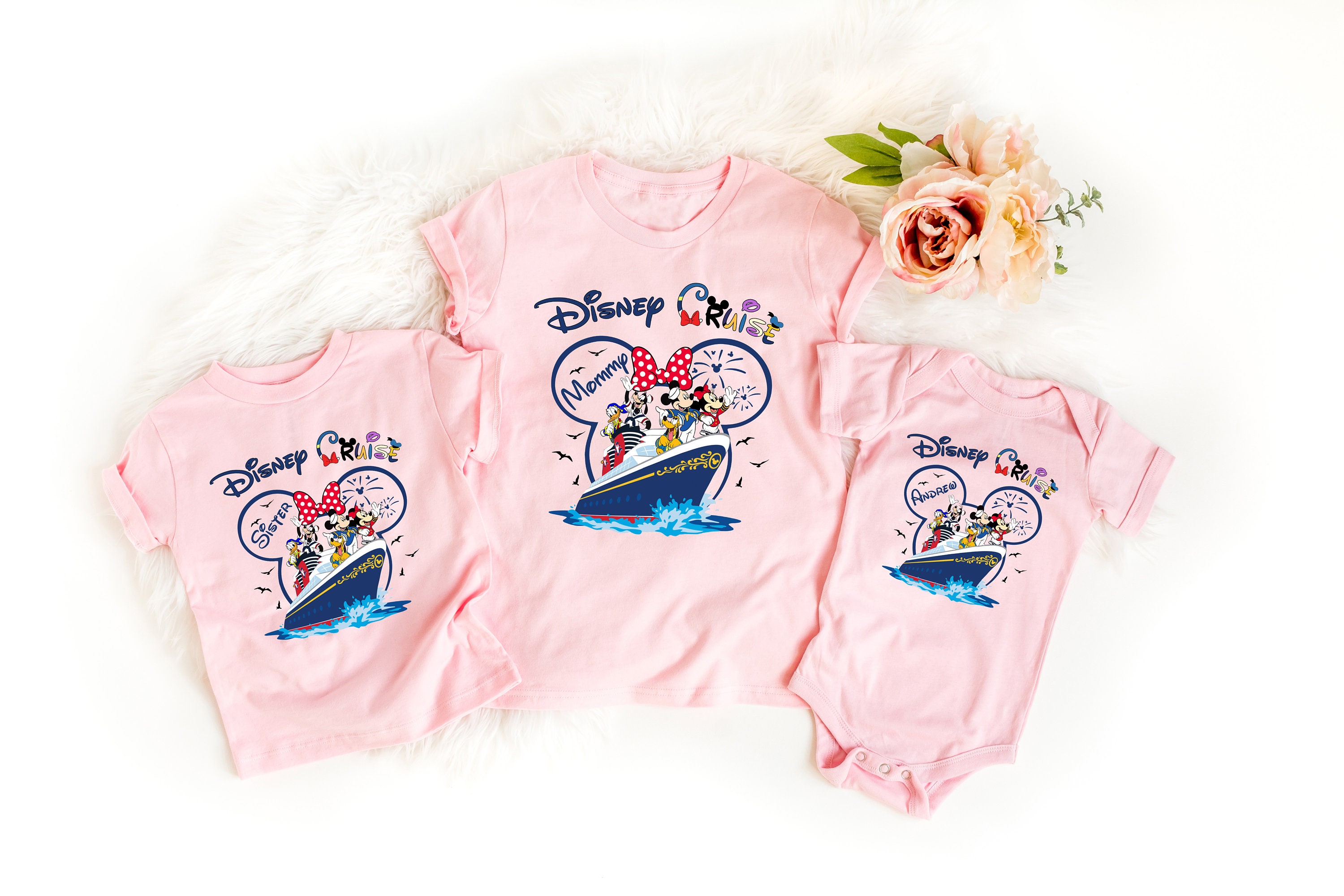 Discover Custom Disney Cruise Shirt, 2023 Disney Cruise Family Shirts, Kids Disney Cruise Tshirt, Minnie & Mickey Matching Family Disney Cruise Shirt