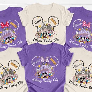Aangepaste naam Disney Epcot-shirts, Disney World Epcot-shirts, bijpassende Disney-familieshirt, Disney Epcot 2025, World Traveler Epcot Park-shirt