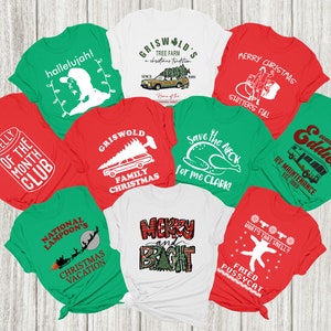 National Lampoons Weihnachtsferien Shirts: Passende Familien-T-Shirts