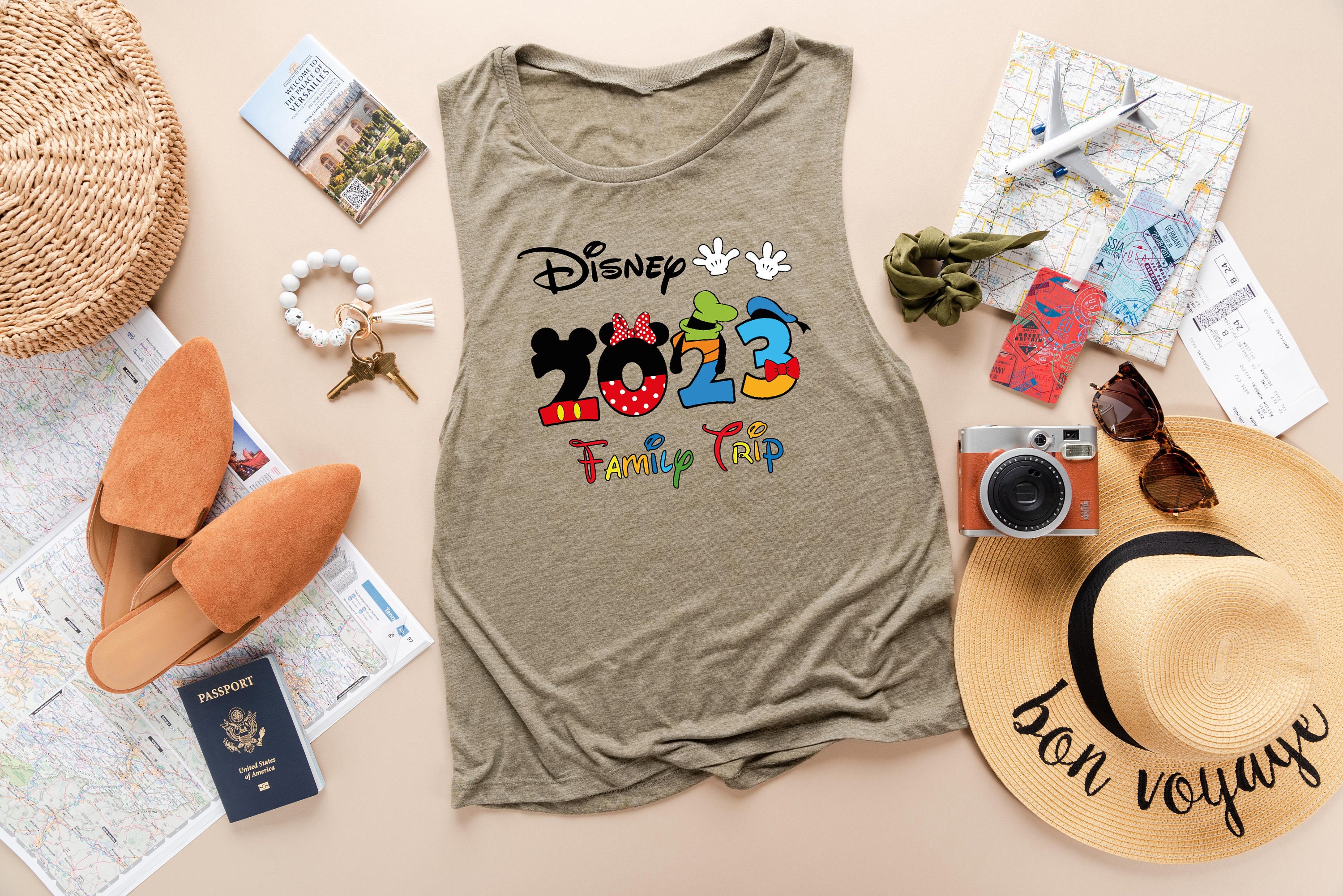 Custom Disney 2024 Shirt, Disney Family Vacation Shirt, Personalized Disney Party