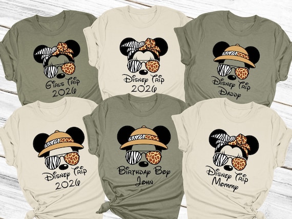 Custom Animal Kingdom Family Shirt, Disney Safari 2026 Shirt