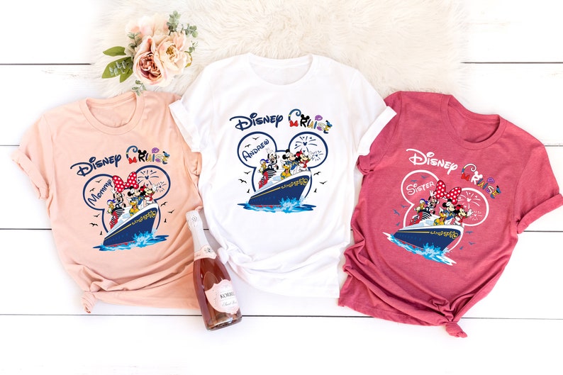 Custom Disney Cruise Shirt, 2024 Disney Cruise Family Shirts, Kids Disney Cruise Tshirt, Minnie & Mickey Matching Family Disney Cruise Shirt image 6