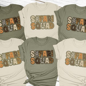 Safari Squad Shirt, Safari Gift, Safari Guide Shirt, Safari Trip Shirt, Family Vacation Shirts, Safari Birthday, African Safari, Zoo Shirt