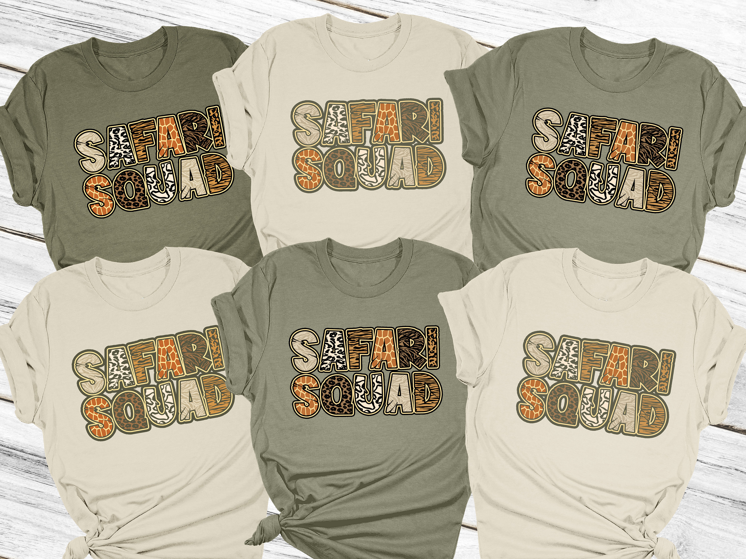 Safari Squad T Shirt - Etsy