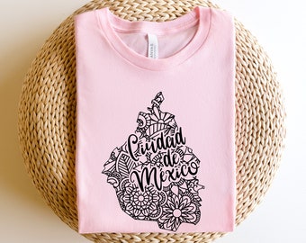 Ciudad De Mexico Shirt: Mexican Pride Mandala Tee