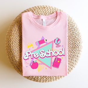 Preschool Teacher Shirt Preschool Shirts For Teachers Cute Preschool Crew T-Shirt Matching Teacher Team Shirts Teacher Squad Preschool Crew
