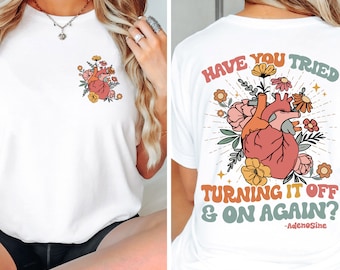 Anatomical Heart Nurse Shirt: Cardiology Humor Tee