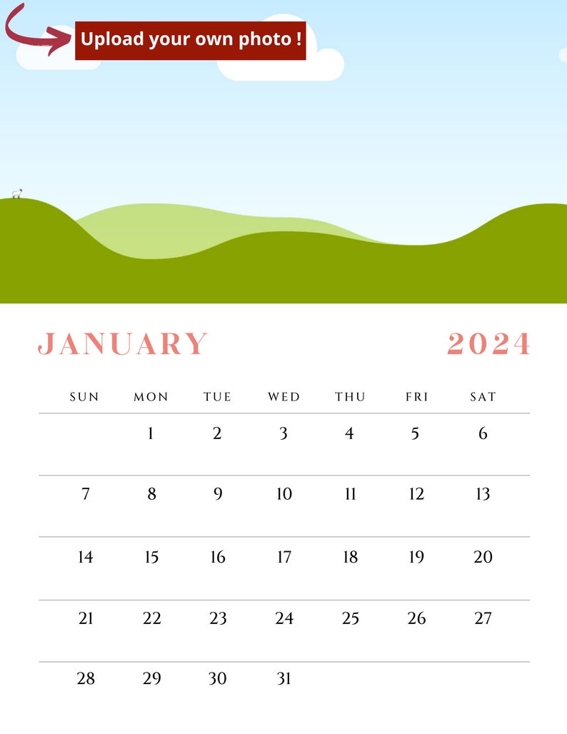 Craft Your Year With Our 2024 Printable Calendar & DIY Canva Templates