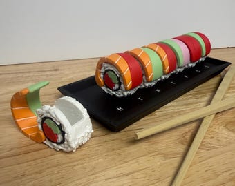 Organiseur de pilules à sushi : porte-clés de médecine de voyage de 7 jours