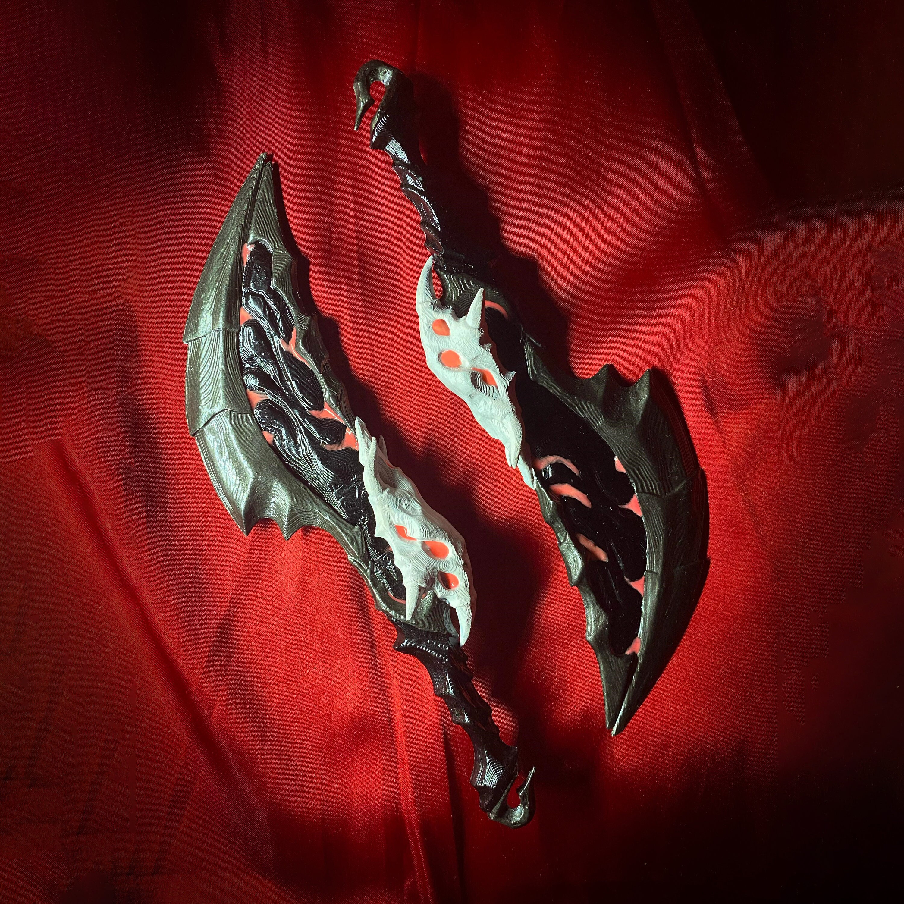Valorant Primordium Messer Rot-Klingen Von Primordia-Valorant Geschenk-Geschenk Für Ihn-Cosplay-Cosplay Geschenk-Gamer Geschenk-Hintergrund-Glow in the dark