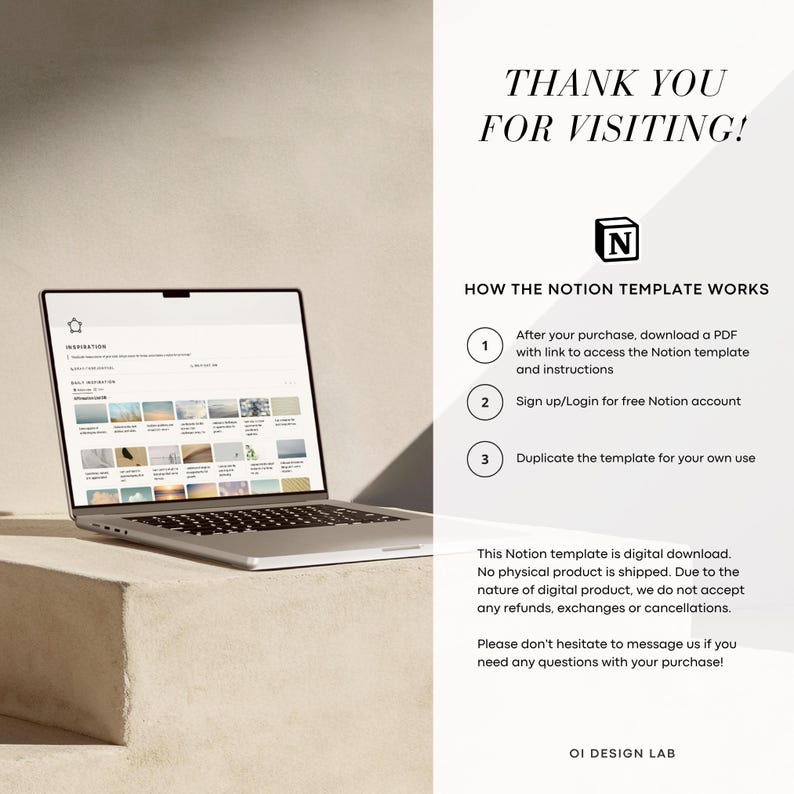 Notion Gratitude Journal Template Digital Journal Notion Journal Template Daily Review 5 Minute Journal Daily Reflection Journal Self Care Self Reflection Digital Journal Daily Check In Check-in Notion Journal Daily Affirmation Daily Journal Monthly Insights Yearly Review