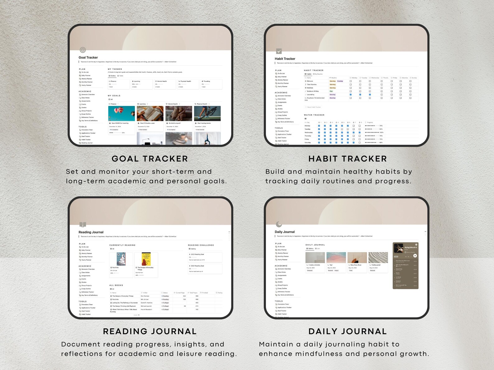 University Module Organiser Notion University Planner Template: Student Academic Organizer (digital ...