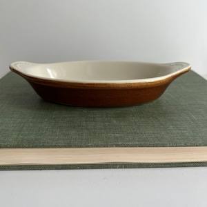 USA Dish - DC 207 / USA Brown Dish / Brown Little Dish / Butter Dish / Vintage Brown Dish / Vintage Small Dish /  Found Vintage / Found