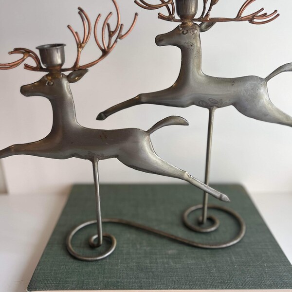 Reindeer Candelabra Etsy