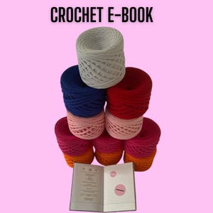 E-book de Crochê – Lista de Fornecedores + Guia para Iniciantes | E-book de Crochê – Iniciantes + Lista de Fornecedores (Francês + Inglês)