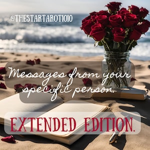 EXTENDED Messages from your specific person/twin flame oracle messages related to love, separation, no contact, twin flame journey