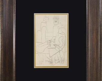PABLO PICASSO the Round of Friendship 1961 Lithograph Framed