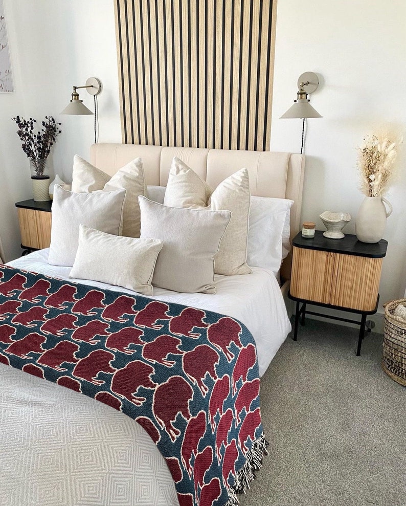 BUFFALO Bills Throw Blanket Bills Mafia Gift Made in USA NFL Team Gift