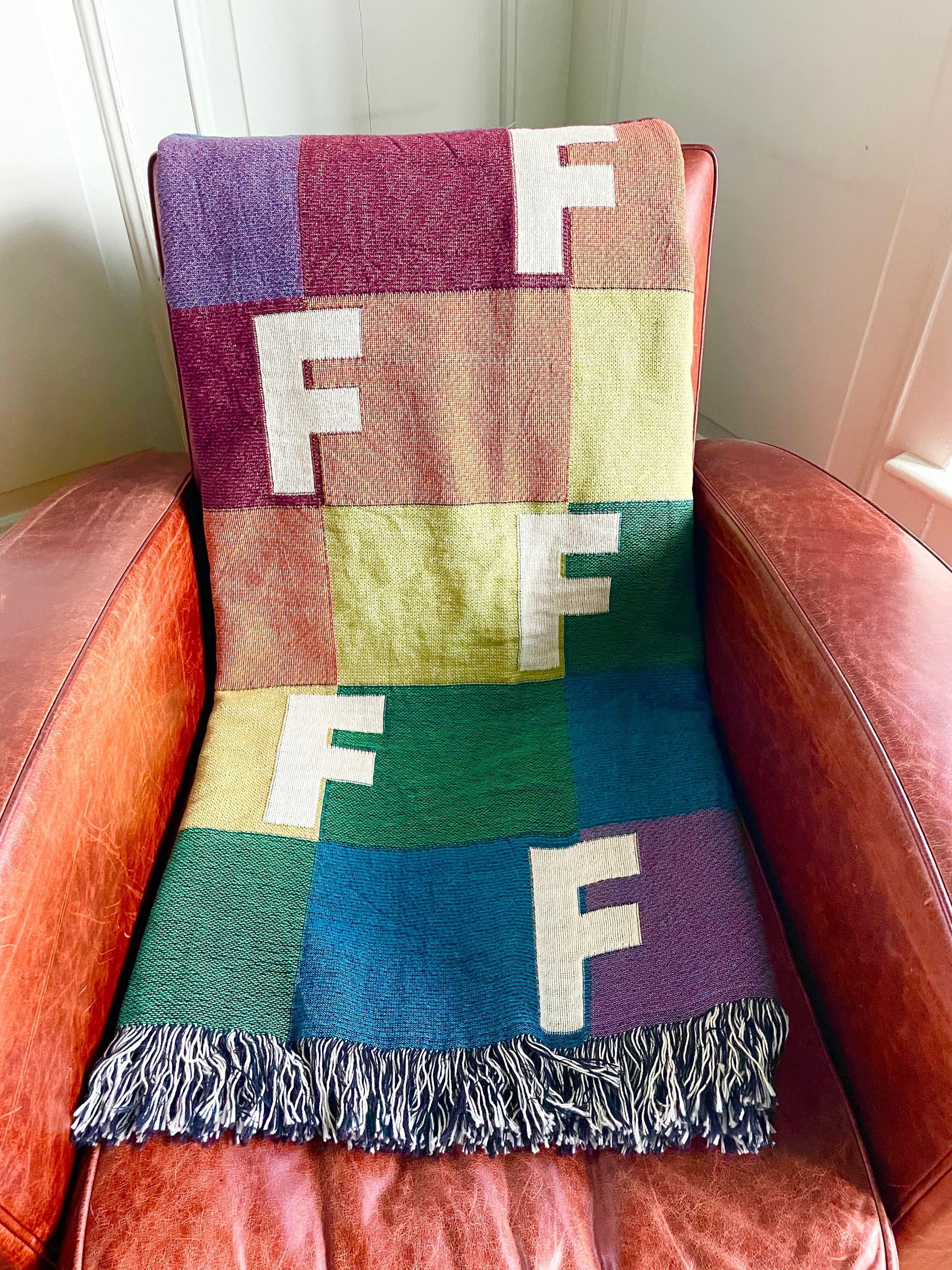 Personalized Name Blanket Gift Custom Name Throw Gift Custom Blanket for Housewarming Gift Cotton Throw Blanket Made in USA Throw SIZE SMALL