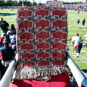 BUFFALO Throw Blanket Bills Mafia Gift Made in USA Football Team Gift Bills Mafia New York Gift Football Christmas Gift