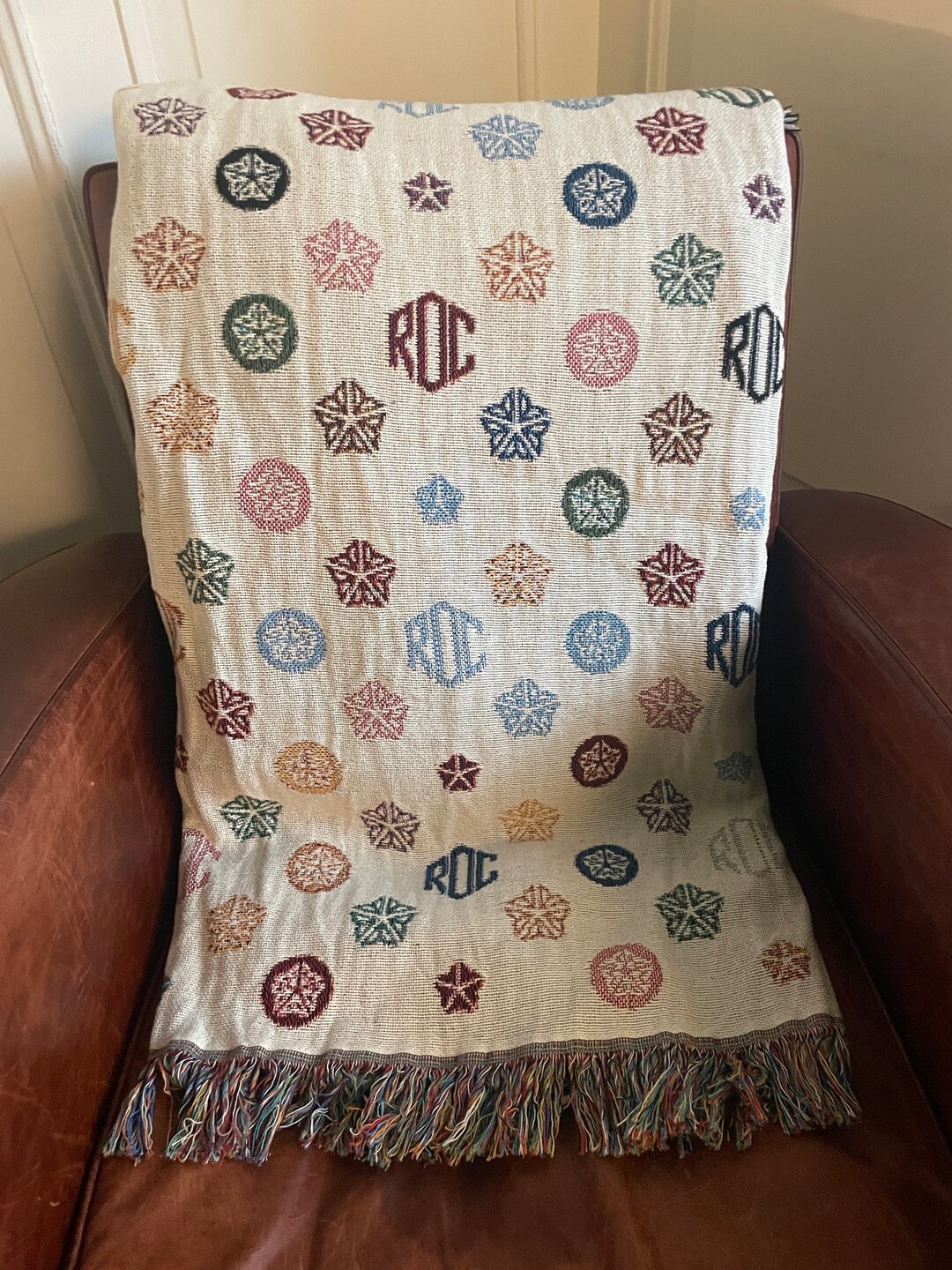 Rochester NY Gift Blanket Upstate NY Gift Cotton Woven Throw Gift for